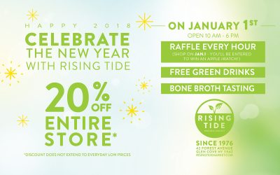 Come Celebrate with Us on Jan. 1…Everything is 20% Off!*