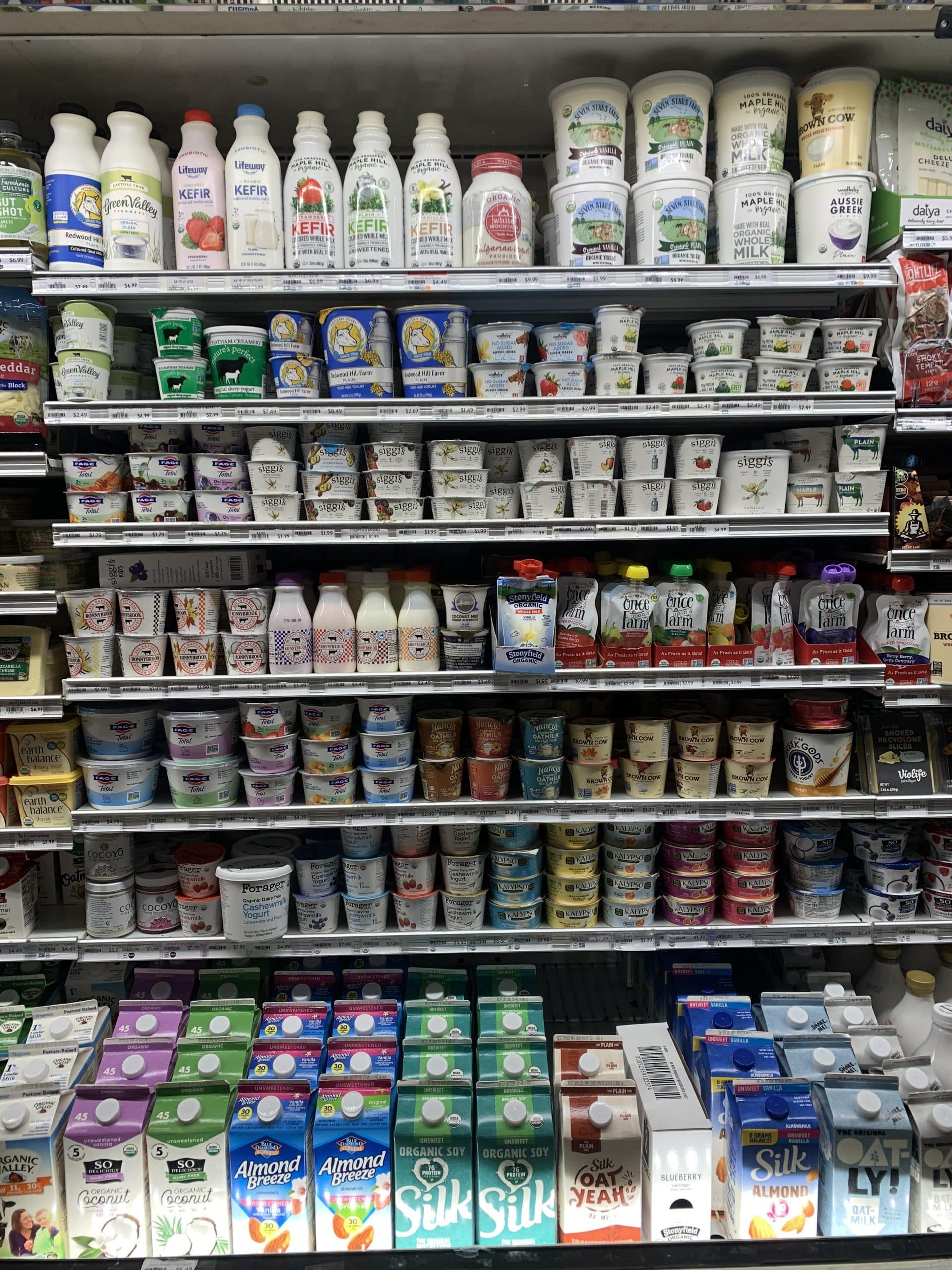 Dairy Case Rising Tide Natural Market