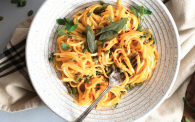 Butternut Squash Pasta with Sage and Pumpkin