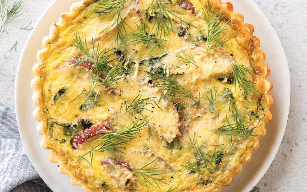 Potato and Chard Quiche