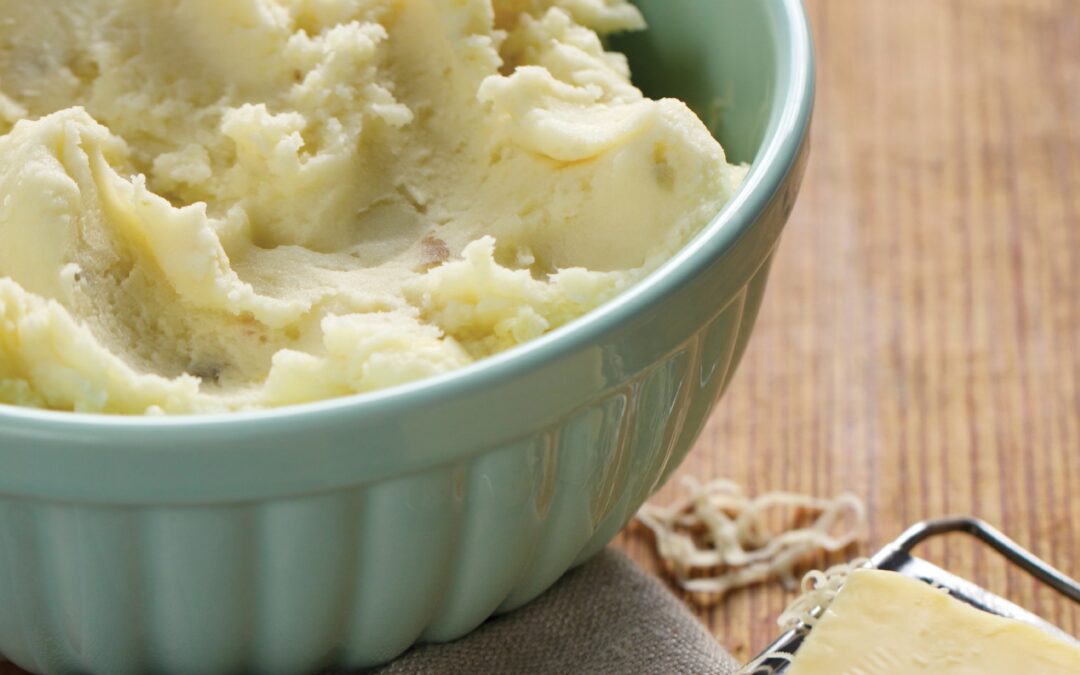 Cheddar and Garlic Mashed Potatoes