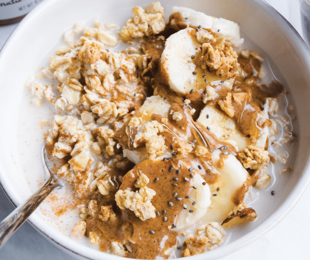 Maple Almond Butter Overnight Oats Rising Tide Natural Market