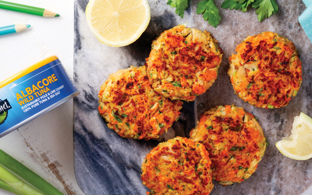 Mini Wild Albacore Tuna Sweet Potato Cakes