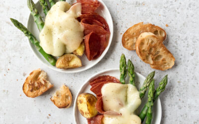 Gruyere with Potatoes and Asparagus