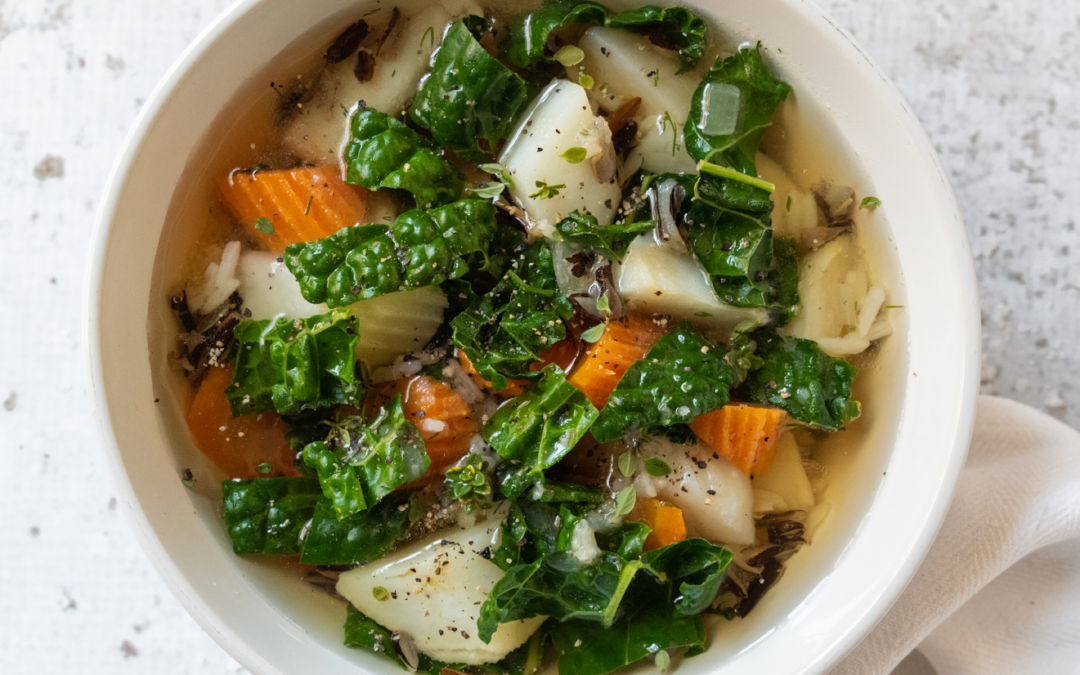 Warming Vegetable Soup with Ginger